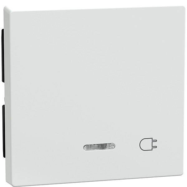 Merten Wippe Kontr.Fenster aws/gl Aufdruck Steckdose 435225